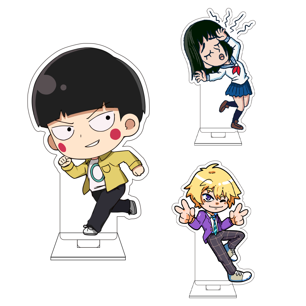 Anime Cosplay Roleplay - 10CM Anime Mobu Saiko Hyaku Cosplay