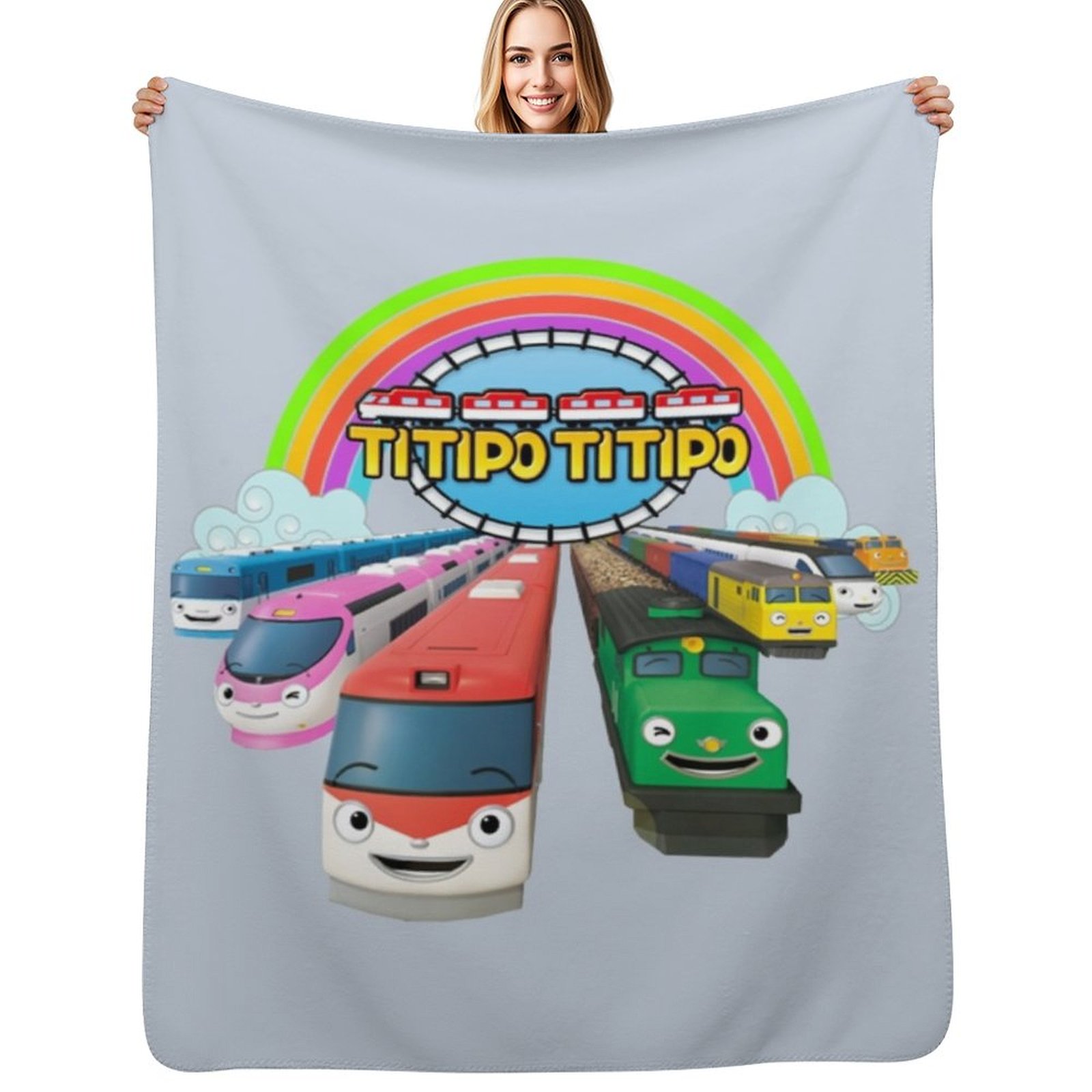 Anime Cosplay Idea - Titipo And Friends Throw Blanket Sofa