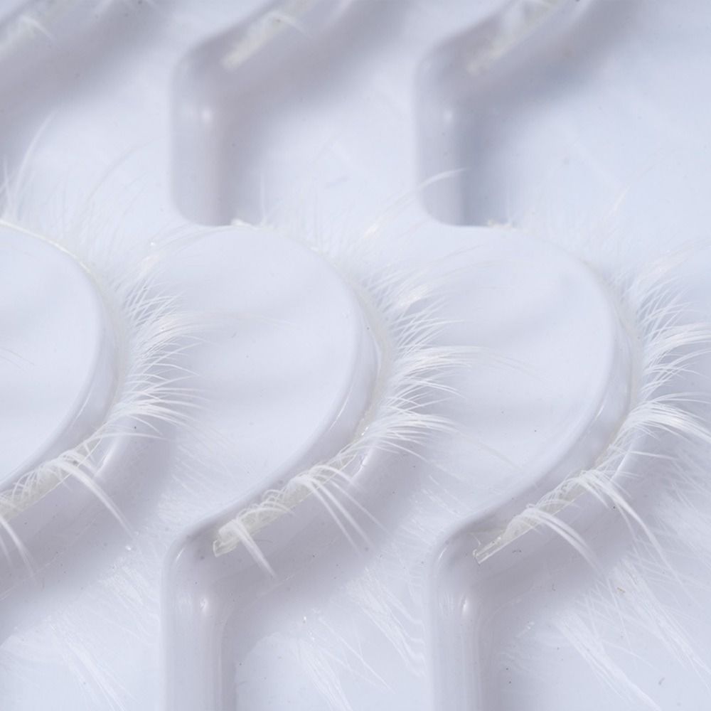 Anime Cosplay Lashes - White White Anime Eyelashes Japanese Style