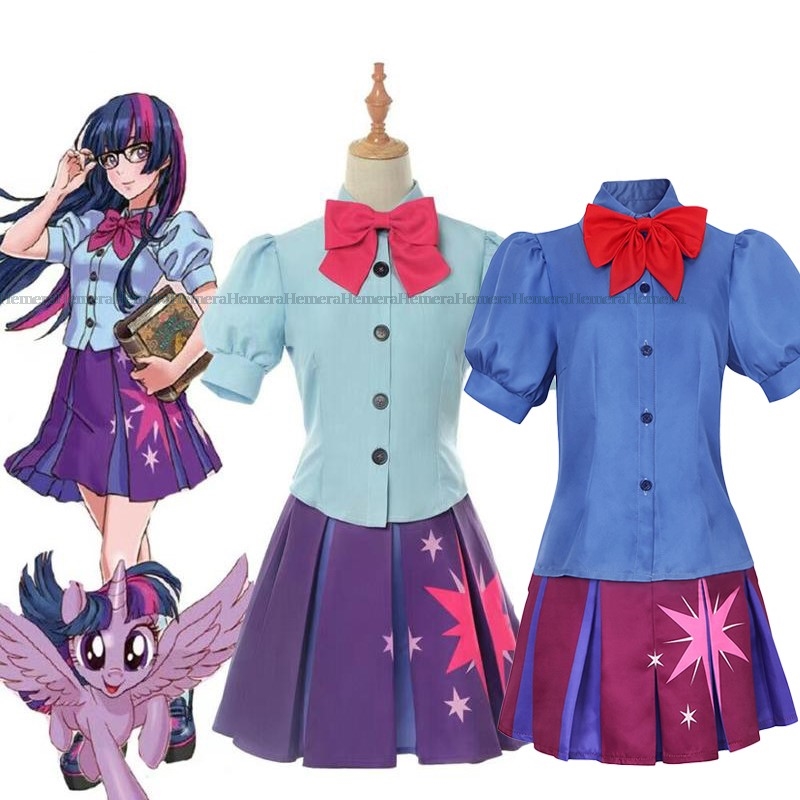 Anime Cosplay Little Girl - Anime Little Pony Twilight Sparkle Cosplay