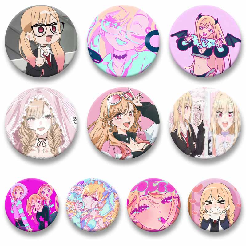 Anime Cosplay Idea - Cute Anime Figure Kitagawa M-Marin Enamel