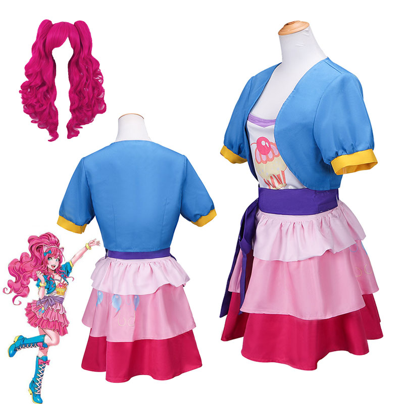 Anime Cosplay Little Girl - Anime Little Pony Pinkie Pie Cosplay