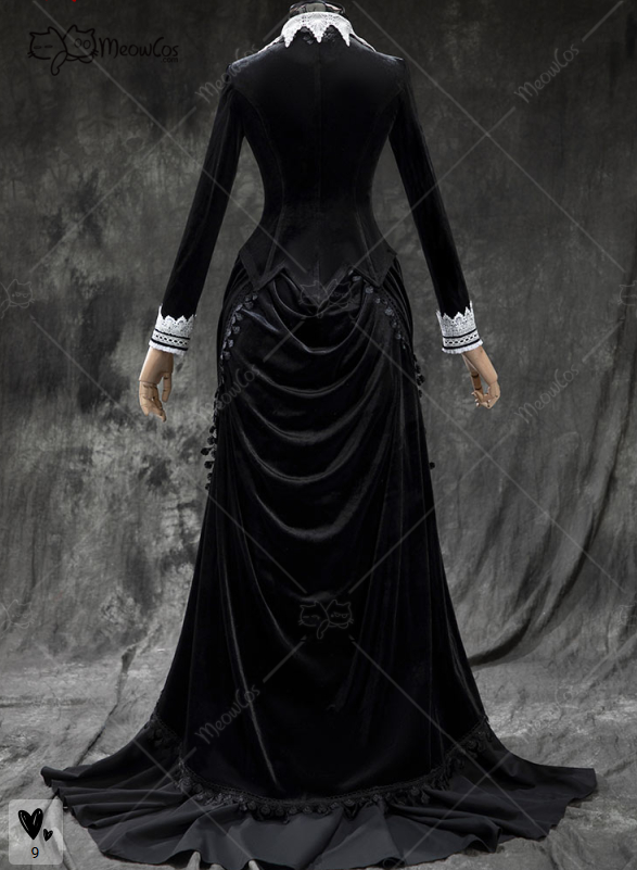 MEOWCOS Women's Gothic Black V - Anime Cosplay Com recension och pris