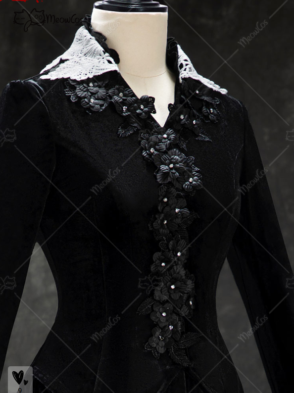 MEOWCOS Women's Gothic Black V - Anime Cosplay Com recension och pris