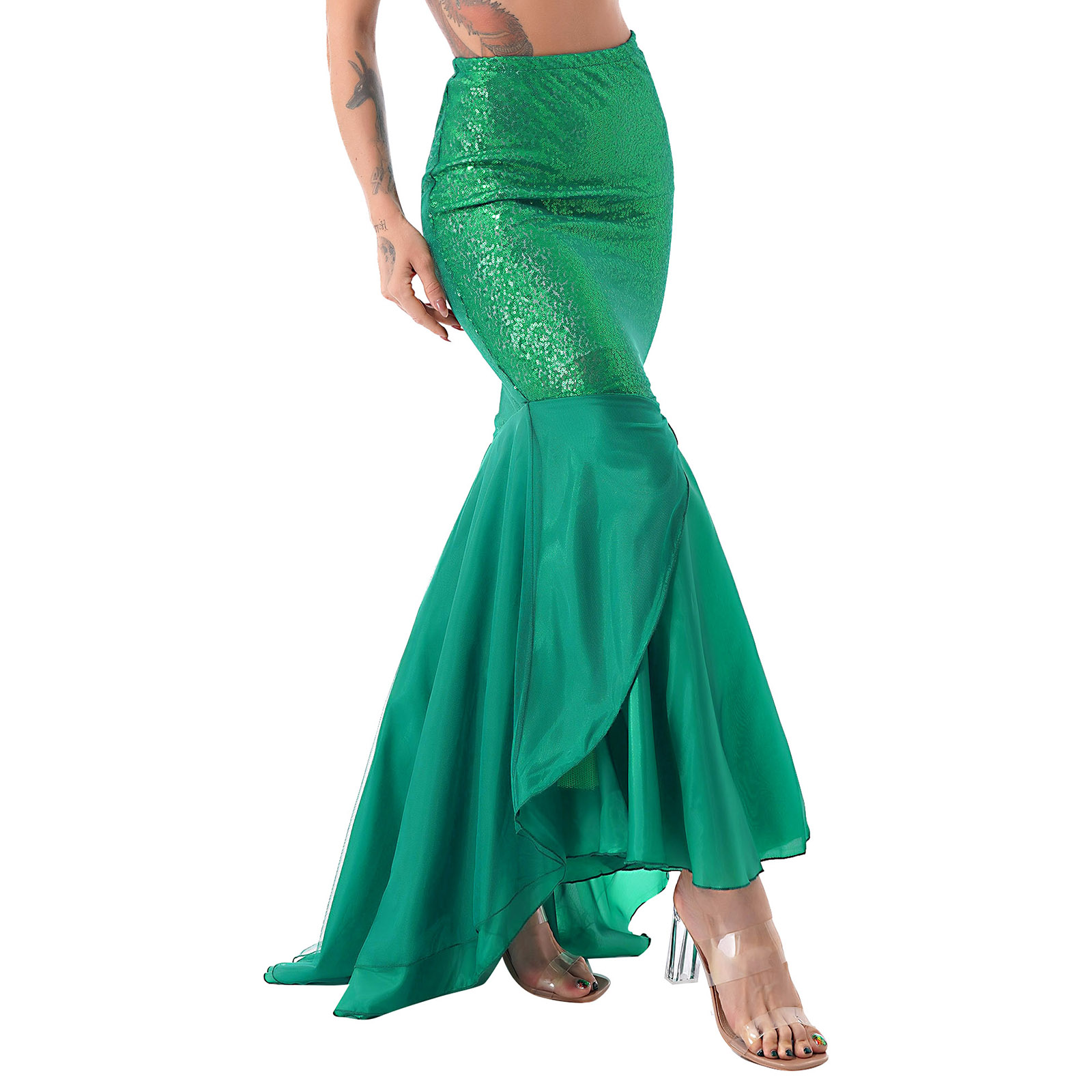 Sequined Women Female Mermaid  - Anime Cosplay Little Girl recension och pris