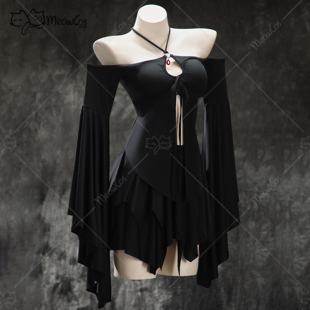 MEOWCOS Women's Gothic Black T - Anime Cosplay Com recension och pris