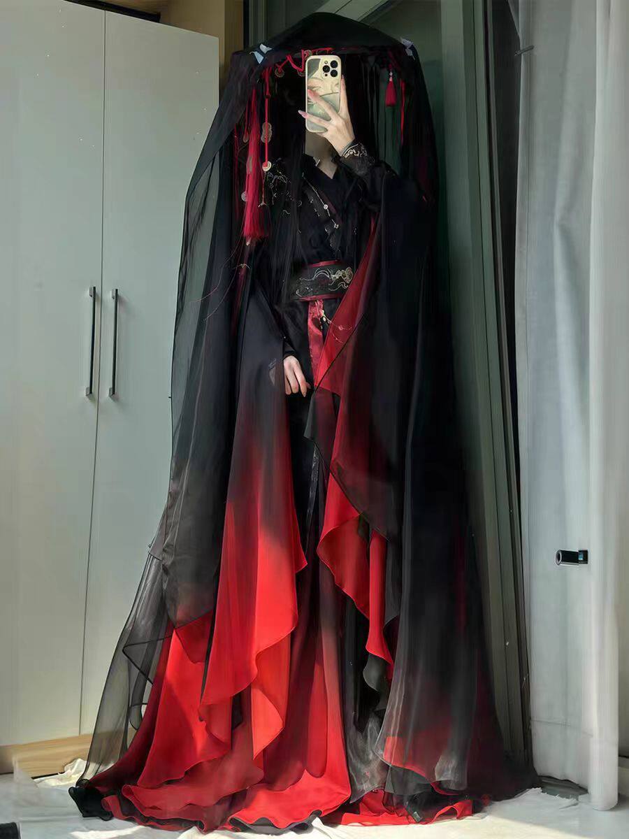 Unisex Ancient Chinese Xianxia - Anime Cosplay Red recension och pris