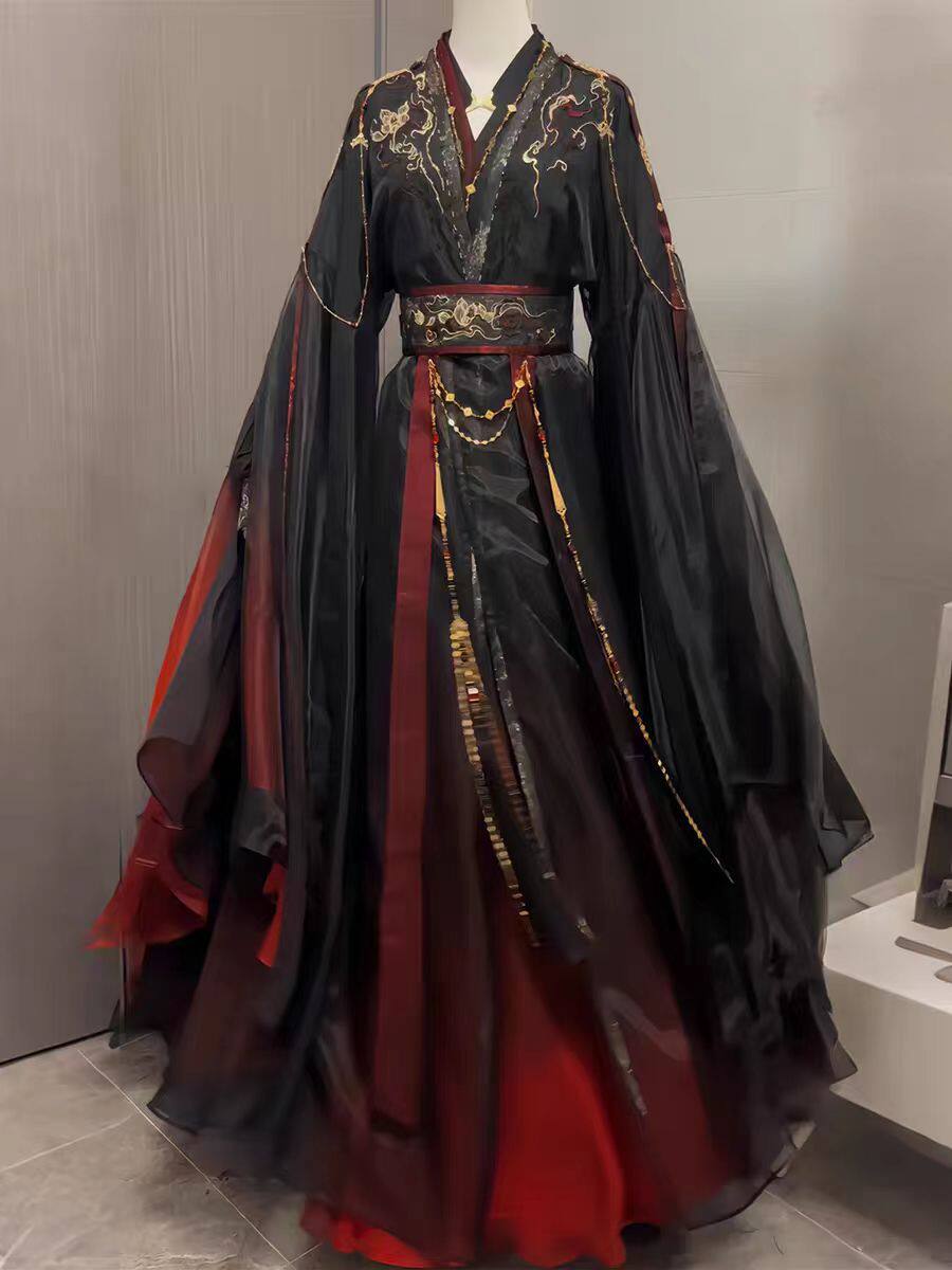 Unisex Ancient Chinese Xianxia - Anime Cosplay Red recension och pris