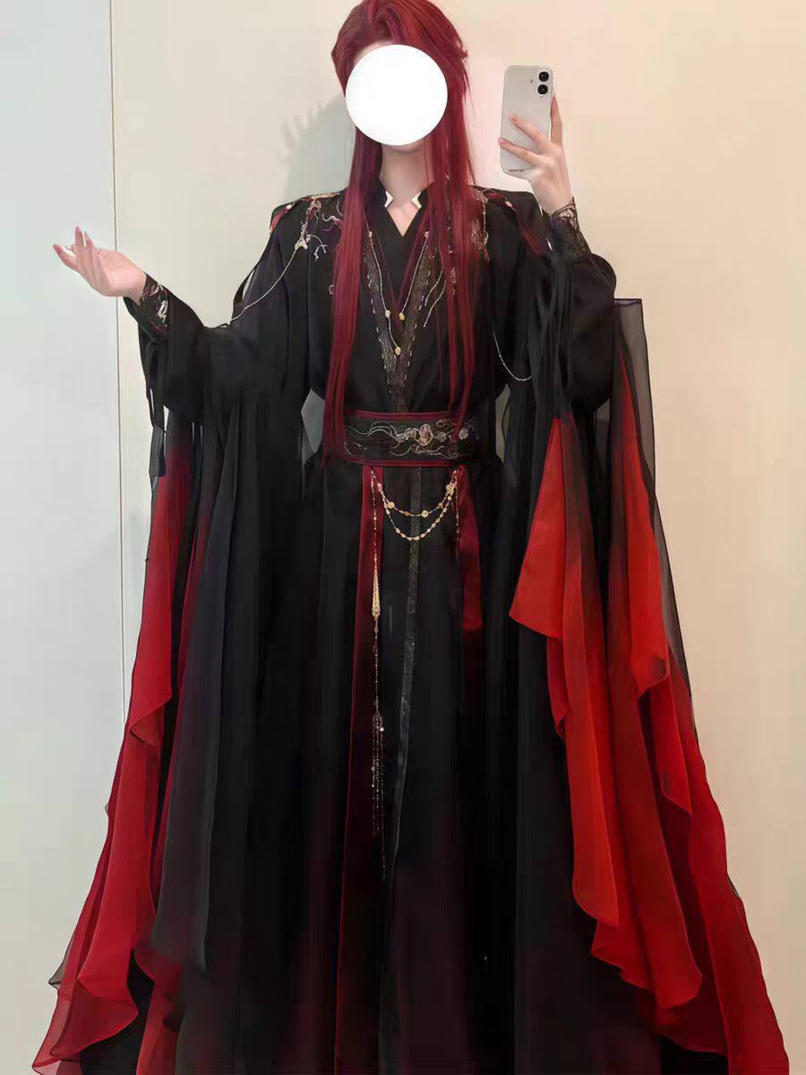 Unisex Ancient Chinese Xianxia - Anime Cosplay Red recension och pris