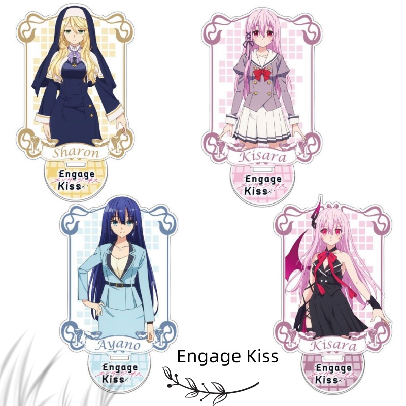 Kawaii Anime Engage Kiss Acryl - Anime Cosplay Kiss recension och pris