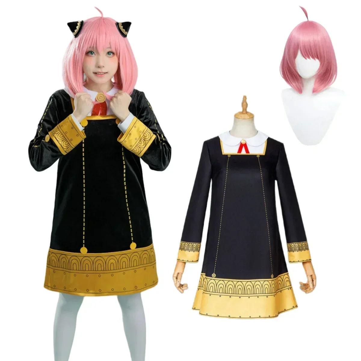 2026 Anime Anya Forger Cosplay - Anime Cosplay Anya recension och pris