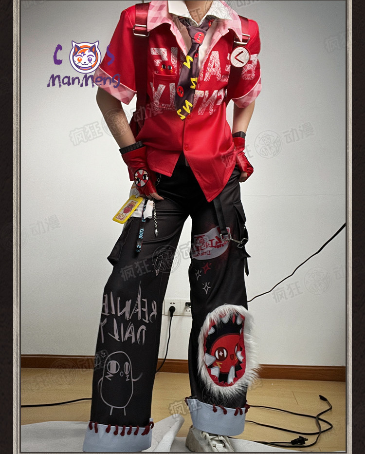 Fire Investigator Florian Bran - Anime Cosplay Red recension och pris