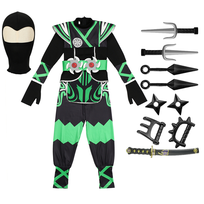 Japanese Ninja Costume Set for - Anime Cosplay Ninja recension och pris