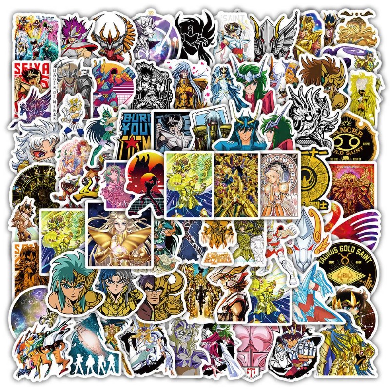 101Pcs Saint Seiya Anime Stick - Anime Cosplay Roleplay recension och pris