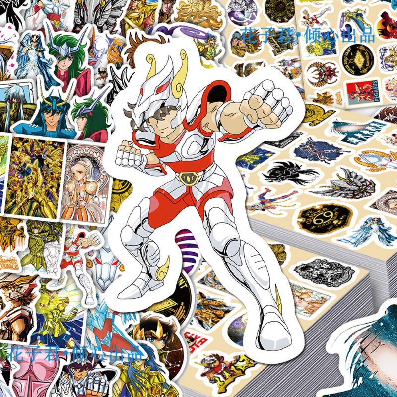 101Pcs Saint Seiya Anime Stick - Anime Cosplay Roleplay recension och pris