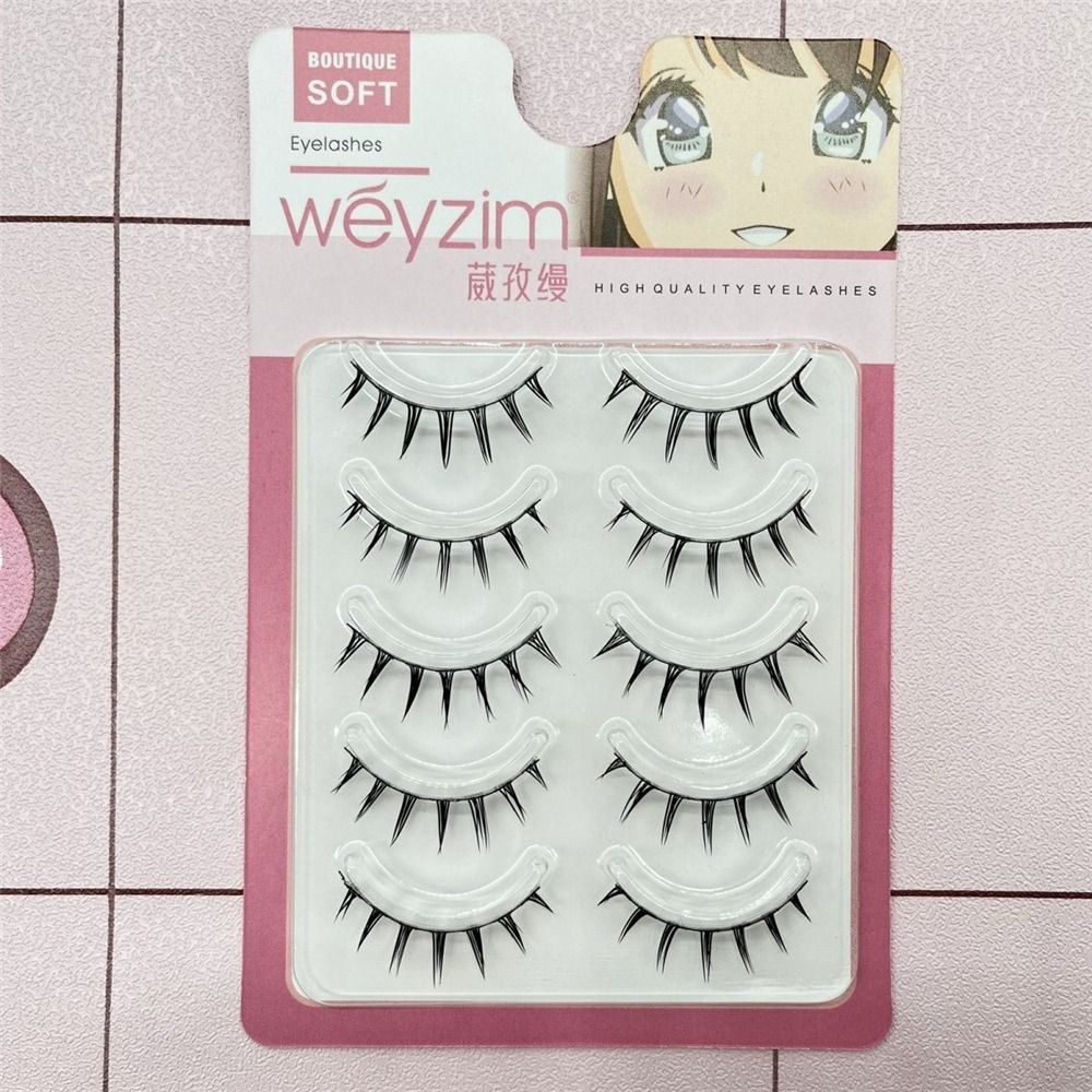 Faux Mink False Eyelashes 5 Pa - Anime Cosplay Lashes recension och pris