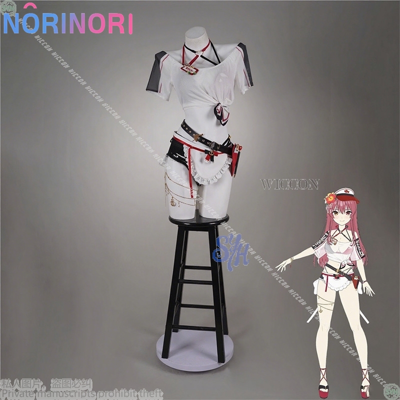 Vtuber Houshou Marine Holonats - Anime Cosplay Marin recension och pris