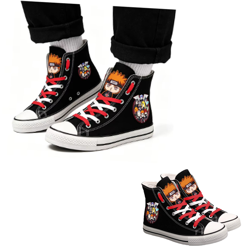 Naruto Uzumaki High-Top Canvas - Anime Cosplay Idea recension och pris
