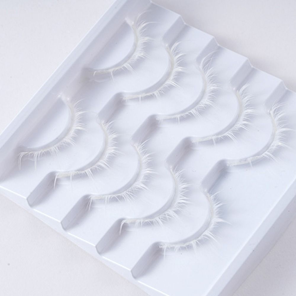 White White Anime Eyelashes Ja - Anime Cosplay Lashes recension och pris