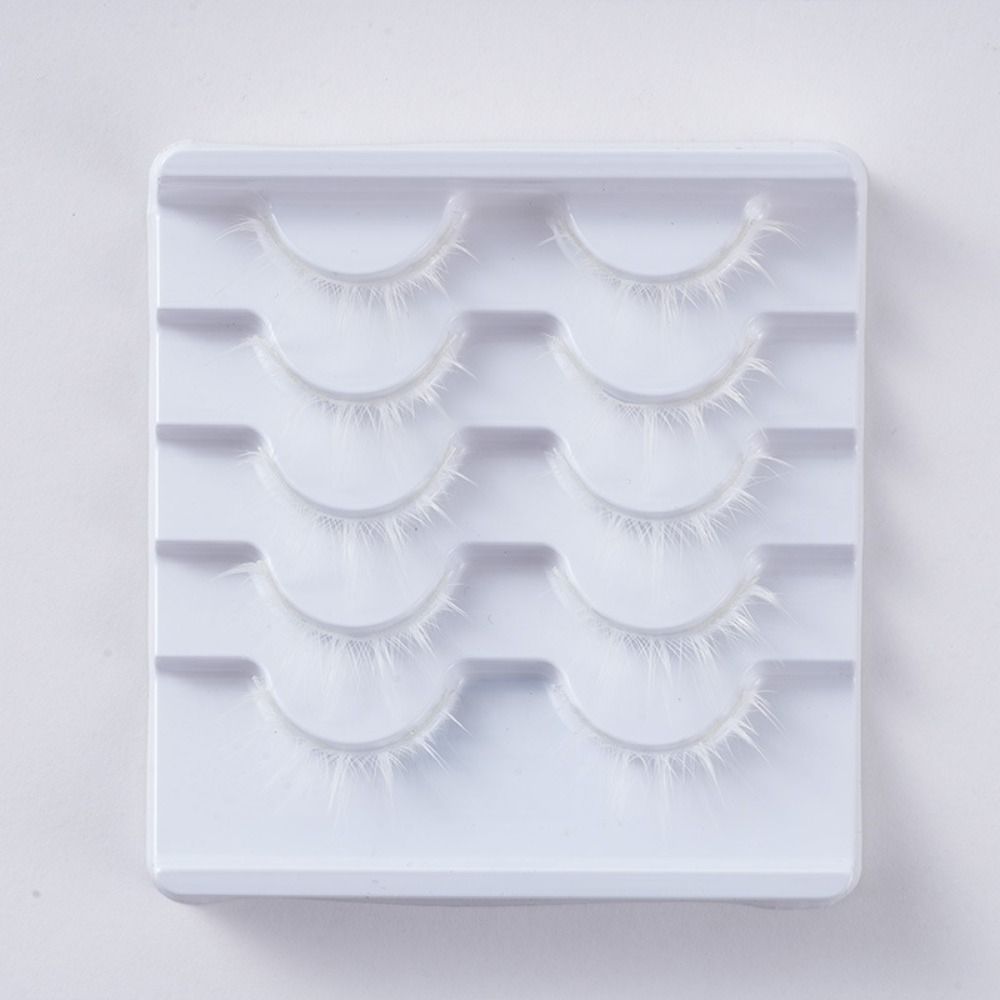 White White Anime Eyelashes Ja - Anime Cosplay Lashes recension och pris