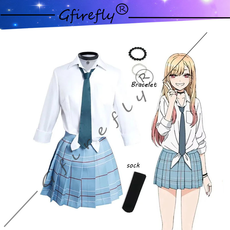 Anime My Dress-Up Darling Mari - Anime Cosplay Marin recension och pris
