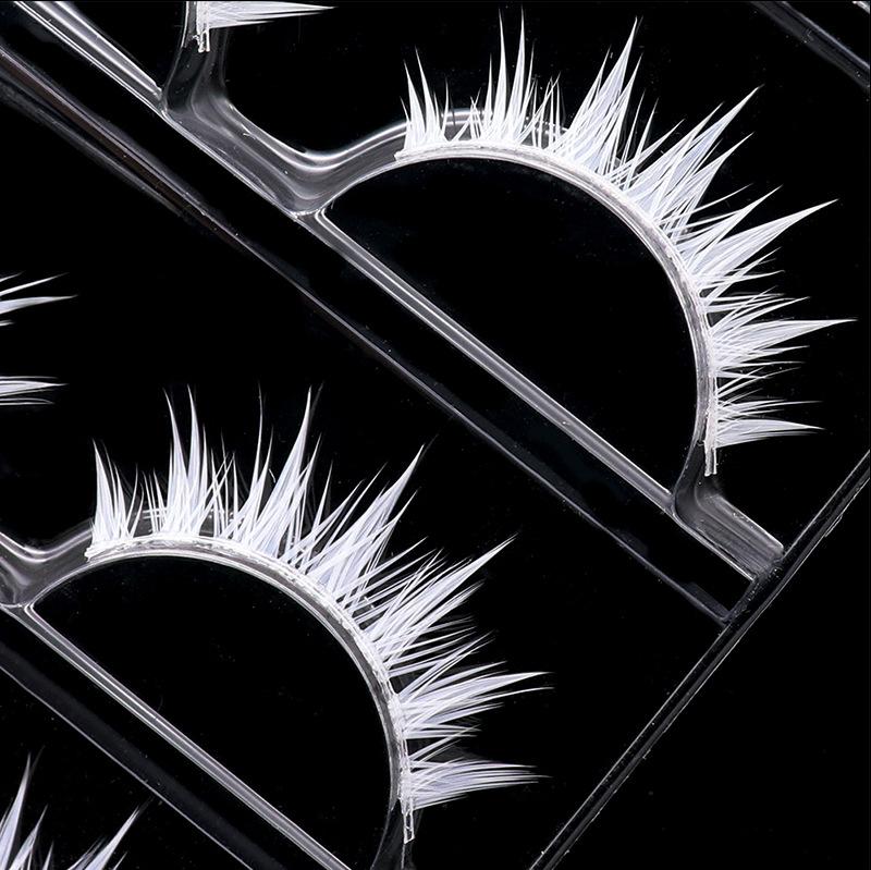 White False Eyelashes Cosplay  - Anime Cosplay Lashes recension och pris