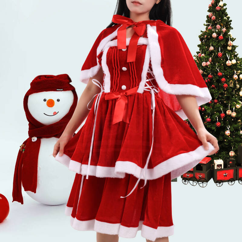 2025 Christmas Skirt COSPLAY D - Anime Cosplay Little Girl recension och pris