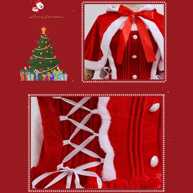 2025 Christmas Skirt COSPLAY D - Anime Cosplay Little Girl recension och pris