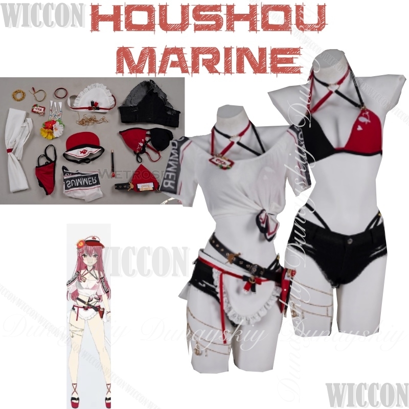 Hololive Gamers Virtual Anchor - Anime Cosplay Marin recension och pris