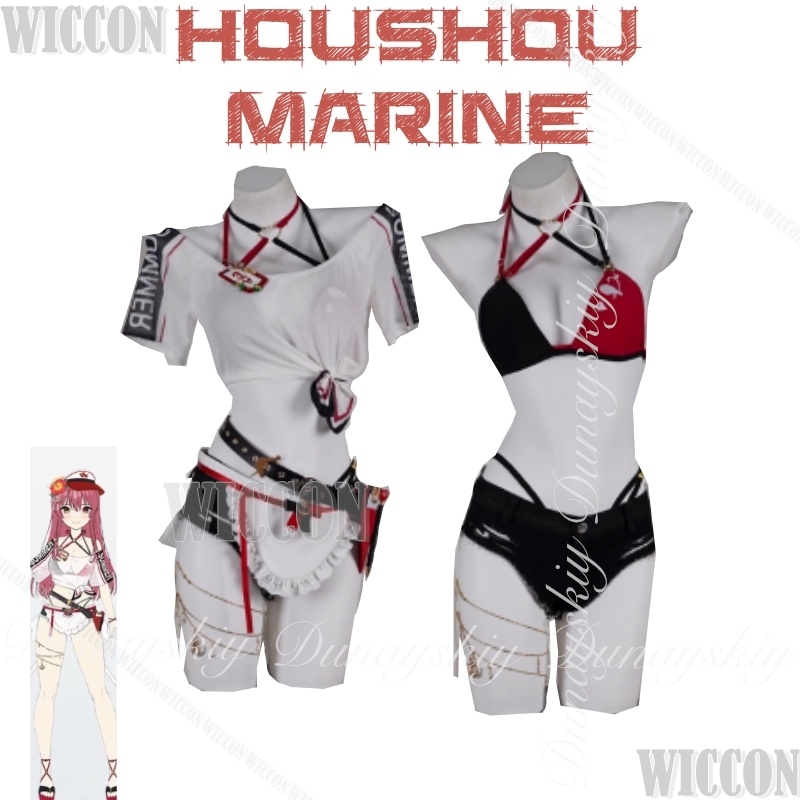 Hololive Gamers Virtual Anchor - Anime Cosplay Marin recension och pris