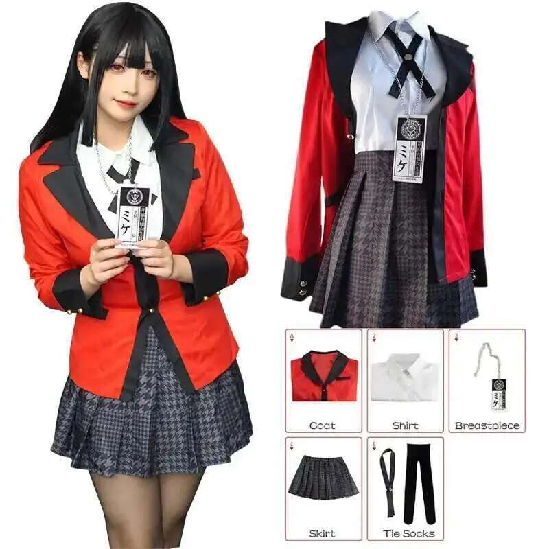 Anime Kakegurui Jabami Yumeko  - Anime Cosplay Ninja recension och pris