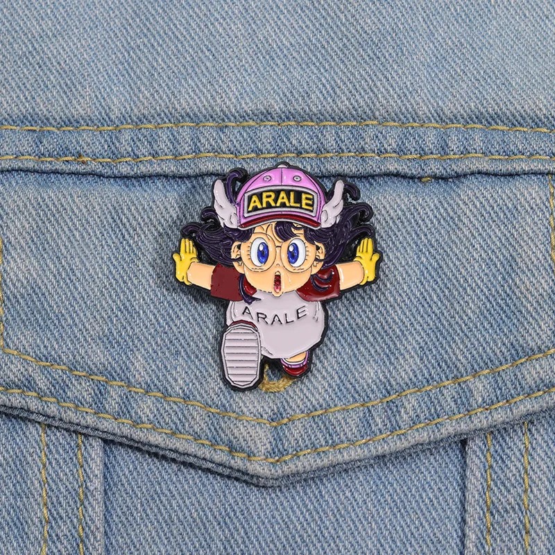 Cartoon Dr. Slump Arale Badge  - Anime Cosplay Little Girl recension och pris
