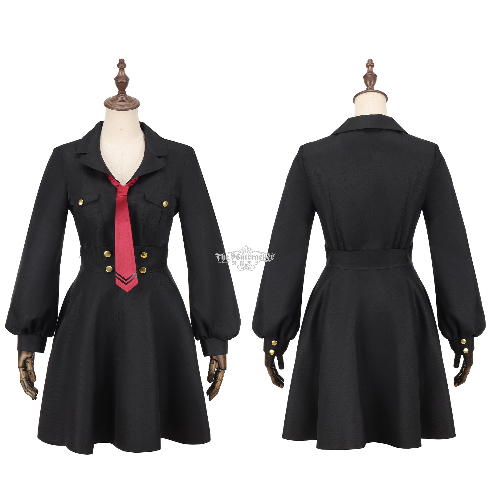 Black Shirt Skirts Coat Hat Su - Anime Cosplay 2026 recension och pris