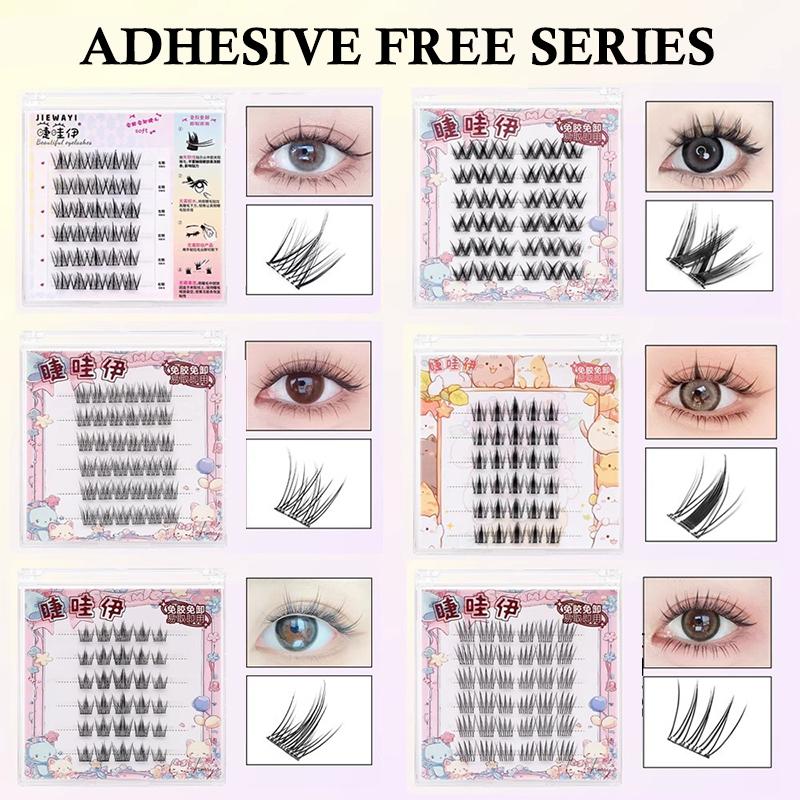 6 Rows Diy Segmented False Eye - Anime Cosplay Lashes recension och pris