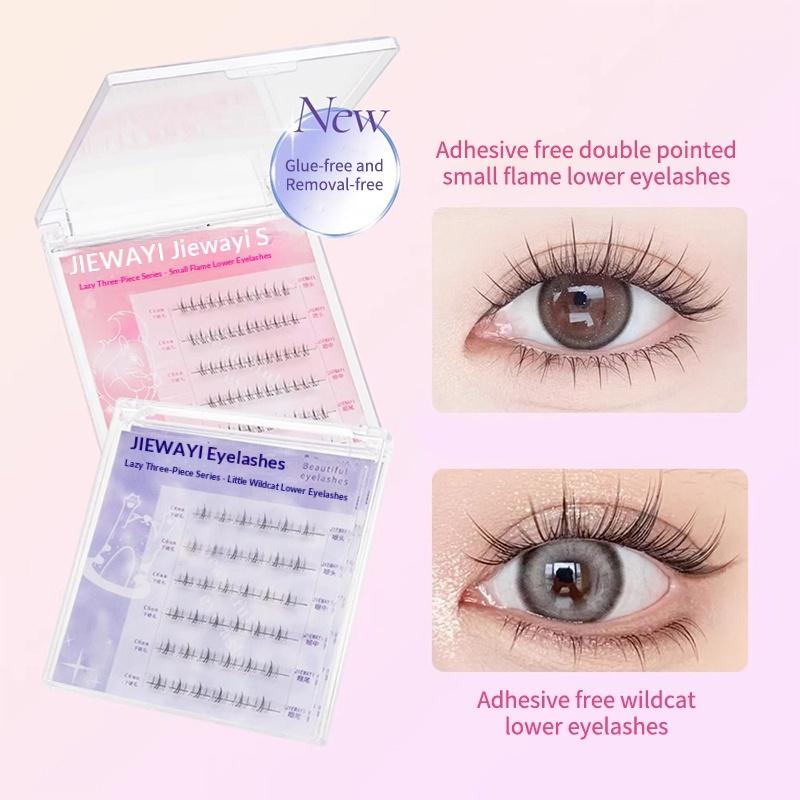 6 Rows Diy Segmented False Eye - Anime Cosplay Lashes recension och pris