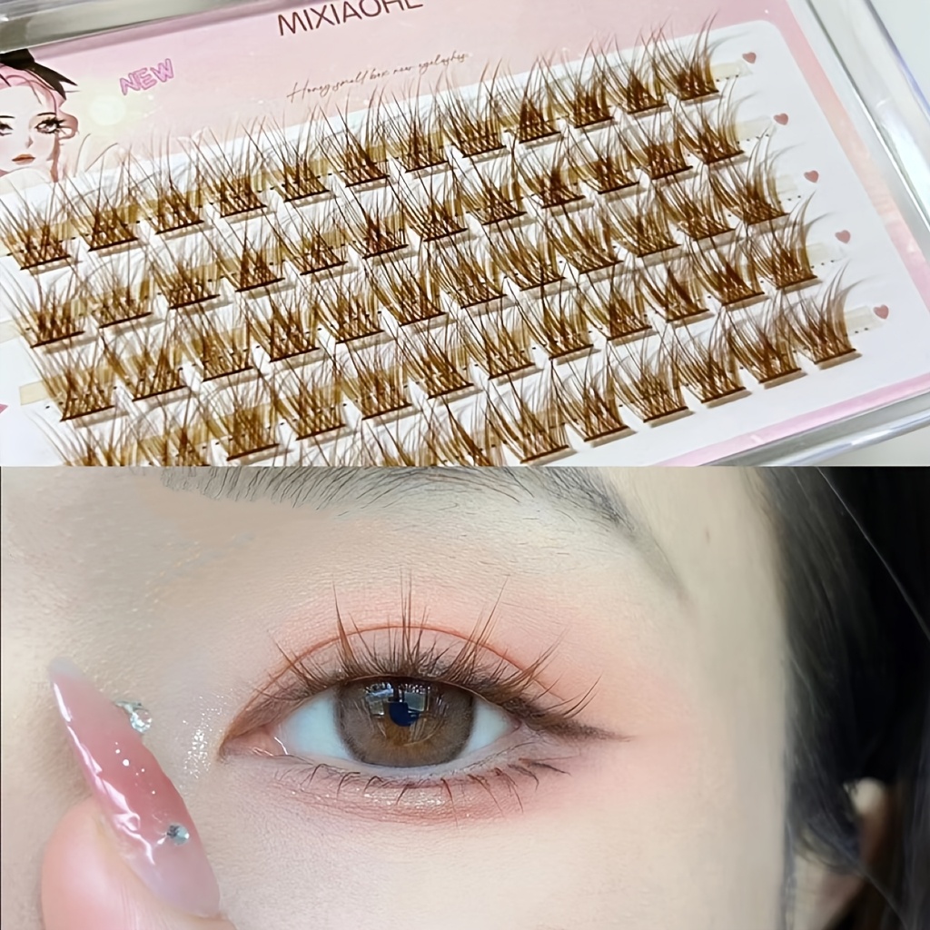 Mixiaohe Colorful Eyelashes 60 - Anime Cosplay Lashes recension och pris
