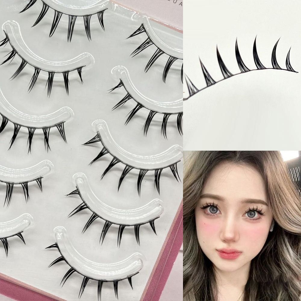 5 Pairs Pack Japanese Cosplay  - Anime Cosplay Lashes recension och pris