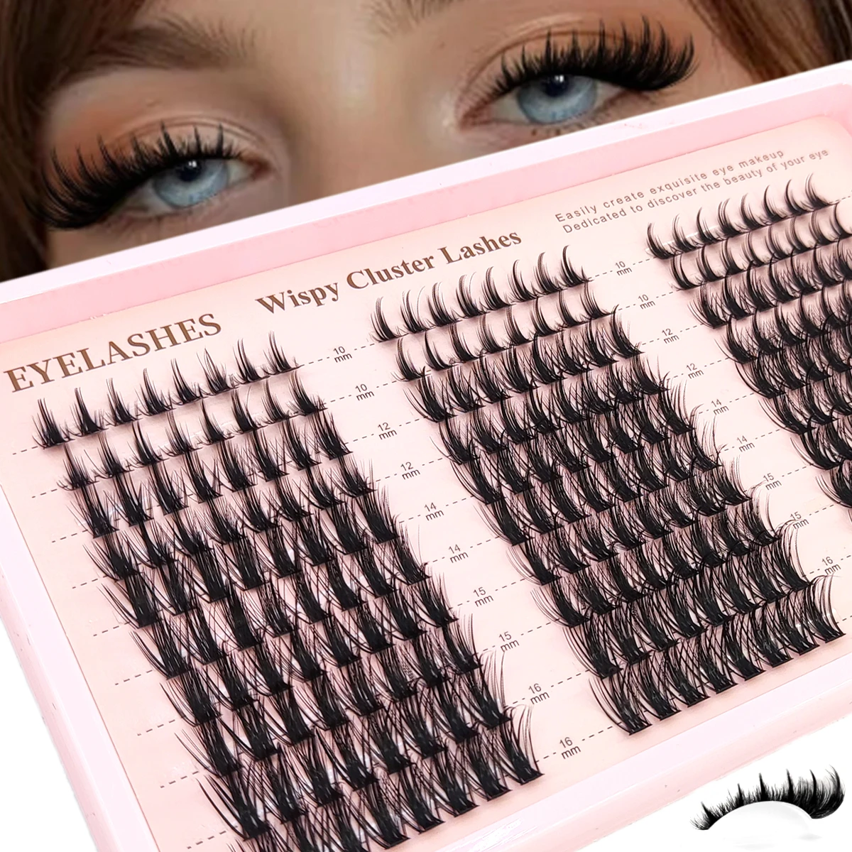 AMSDCN Manga Lash Clusters Wis - Anime Cosplay Lashes recension och pris